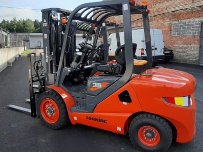 Diesel gaffeltruck D3500 levering til selskapet "GRAANUL INVEST" 3